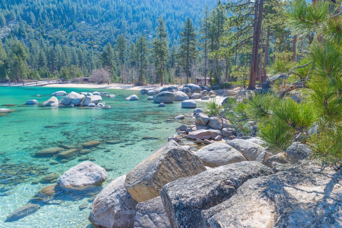 Sand harbor beach lake tahoe