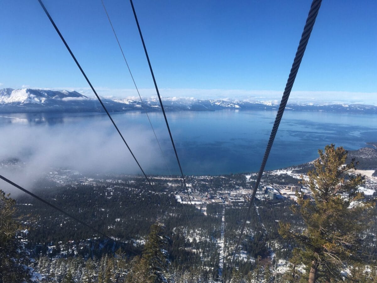 view from heavenly gondola lake tahoe